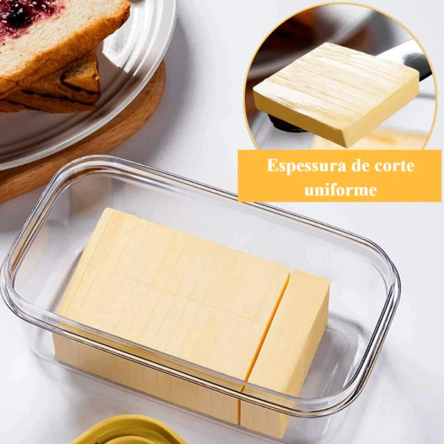 Manteigueira com Fatiador-Kasamô