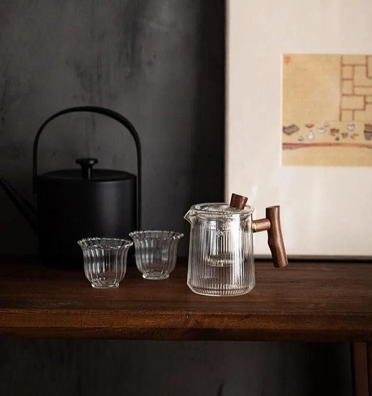 Mini Bule Canelado com Infusor-Kasamô