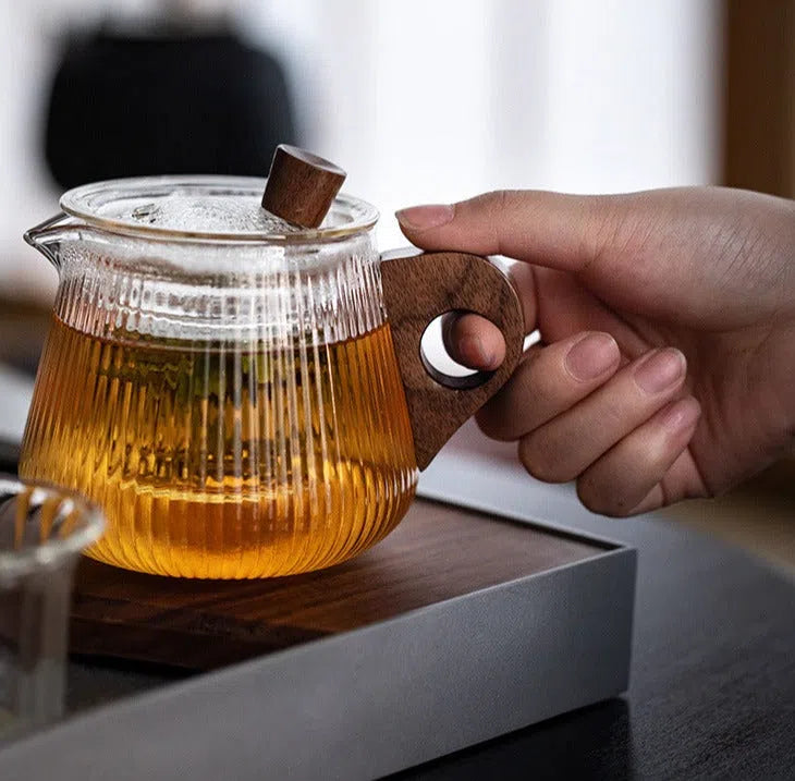 Mini Bule Canelado com Infusor-Kasamô