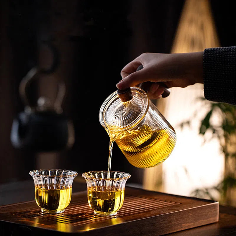 Mini Bule Canelado com Infusor-Kasamô