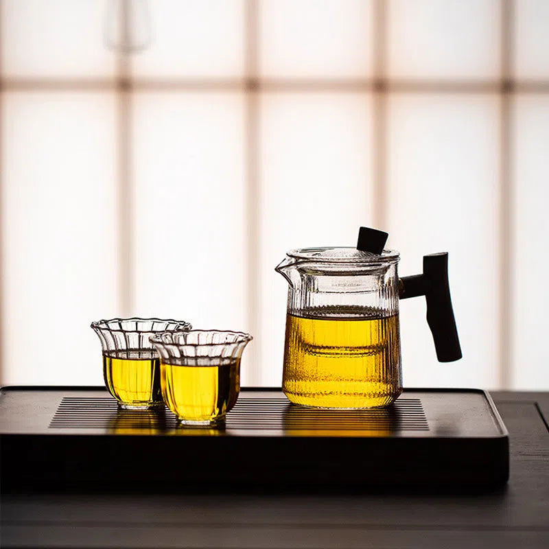 Mini Bule Canelado com Infusor-Kasamô