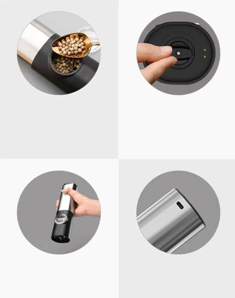 Moedor Automático Elétrico Recarregável-Kasamô