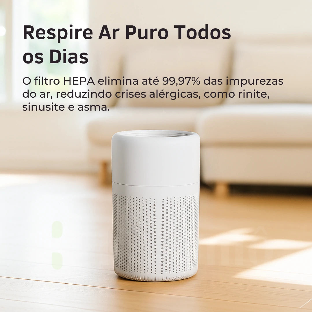 Purificador de Ar AirClean KSA4 - Com Filtro HEPA e Função Ionizador