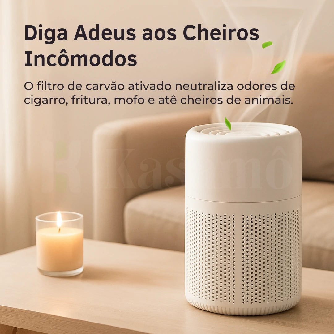 Purificador de Ar AirClean KSA4 - Com Filtro HEPA e Função Ionizador