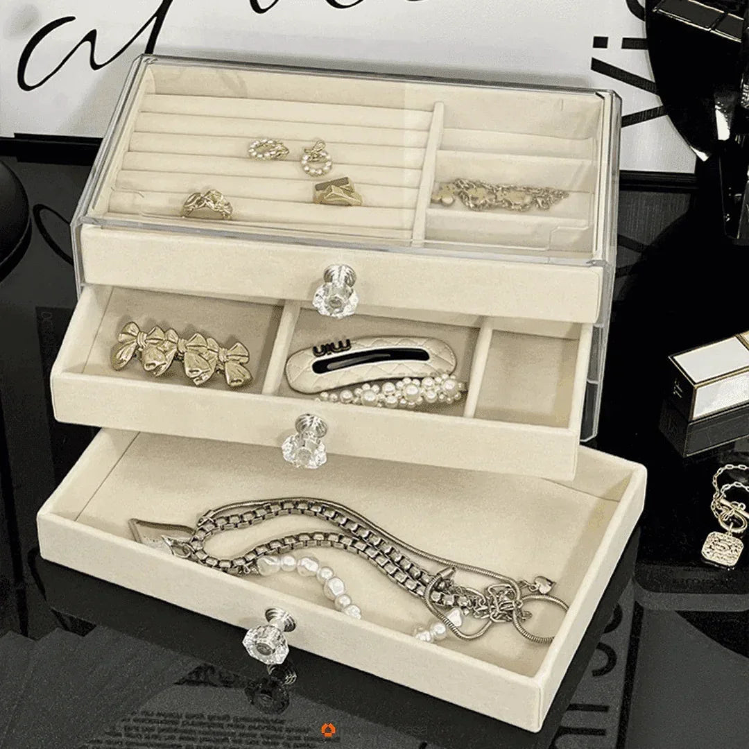 Organizador de Jóias Acrílico 3 Camadas