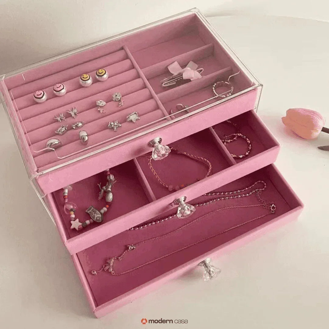 Organizador de Jóias Acrílico 3 Camadas