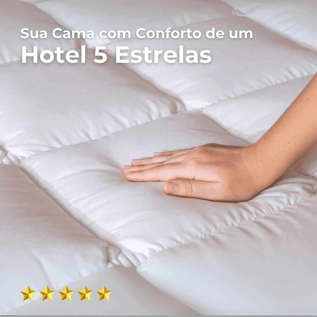 Pillow Top Premium Extra Macio 400 Fios Kasamô - Para Noites de Sono Aconchegantes
