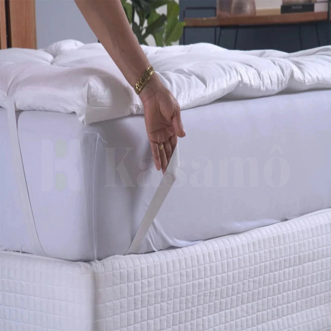 Pillow Top Premium Extra Macio 400 Fios Kasamô - Para Noites de Sono Aconchegantes