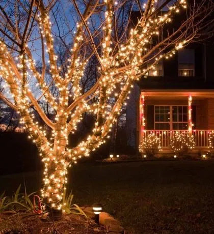 Pisca Pisca Solar de Jardim Impermeável - Decoração de Natal-Kasamô