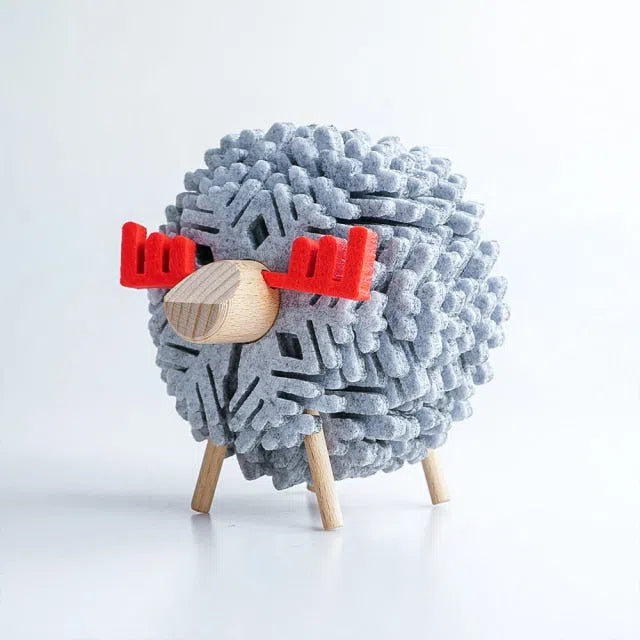 Porta Copo Nórdico de Ovelha/Rena-Kasamô