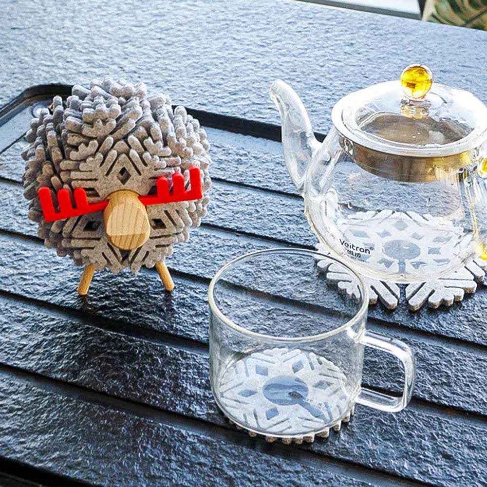 Porta Copo Nórdico de Ovelha/Rena-Kasamô