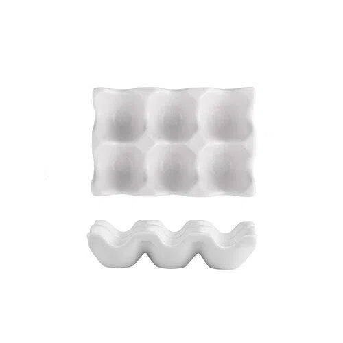 Porta Ovos em Cerâmica - 6 Ovos-Kasamô