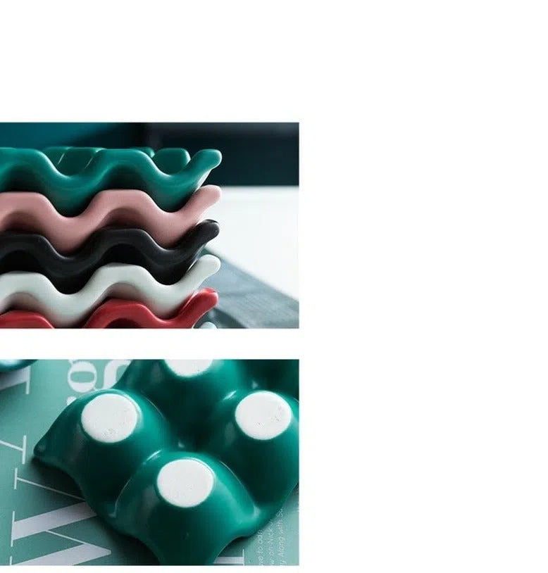 Porta Ovos em Cerâmica - 6 Ovos-Kasamô