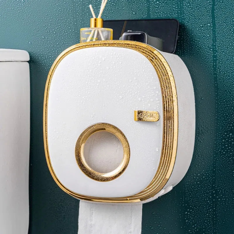 Porta Papel Higiênico Com Suporte-Kasamô