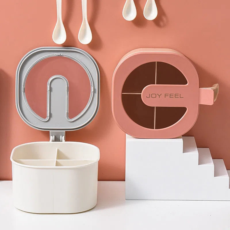 Porta Tempero Joy Feel - 4 Compartimentos-Kasamô