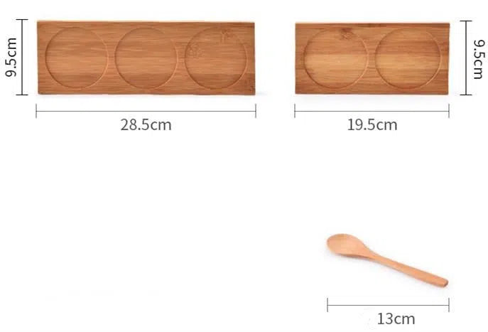 Porta Tempero Nórdico de Cerâmica e Bambu-Kasamô