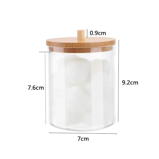 Potes Organizadores para Cotonetes e Algodão-Kasamô