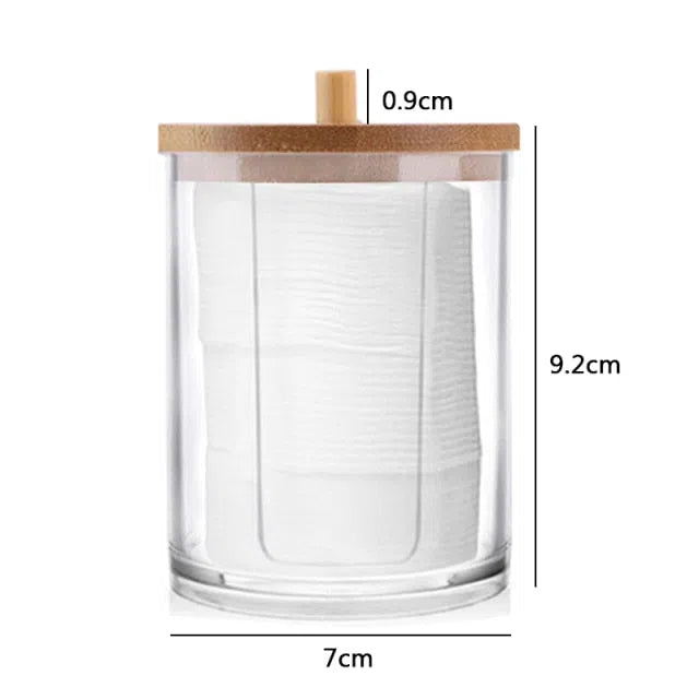 Potes Organizadores para Cotonetes e Algodão-Kasamô