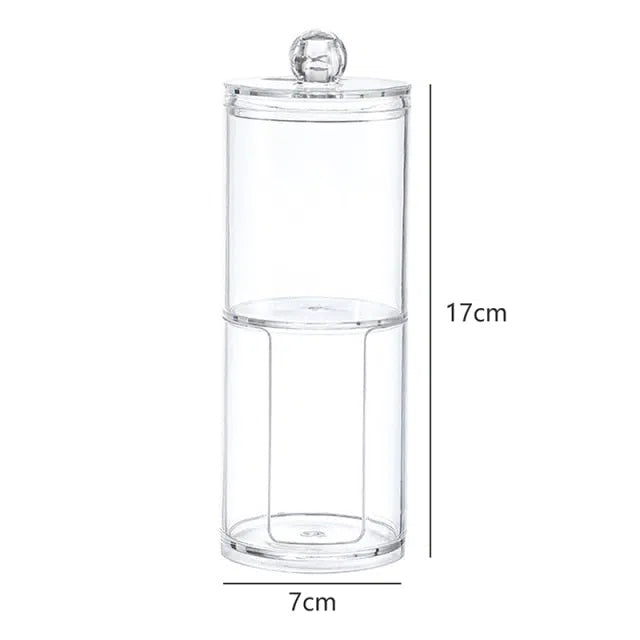 Potes Organizadores para Cotonetes e Algodão-Kasamô