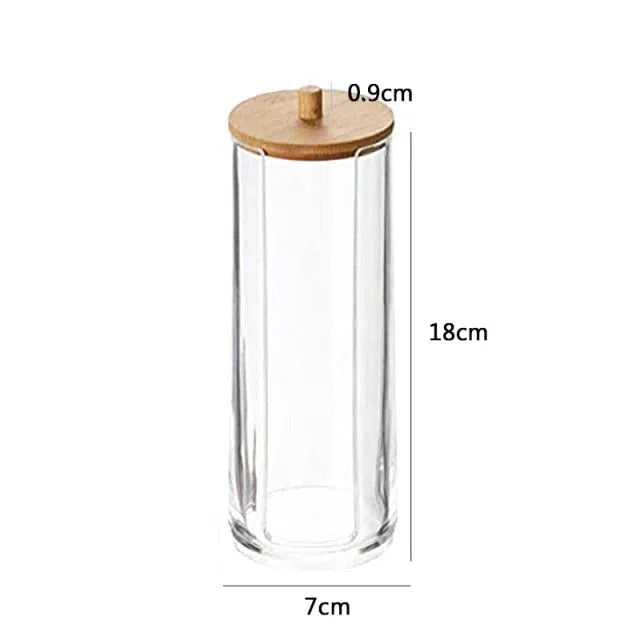 Potes Organizadores para Cotonetes e Algodão-Kasamô