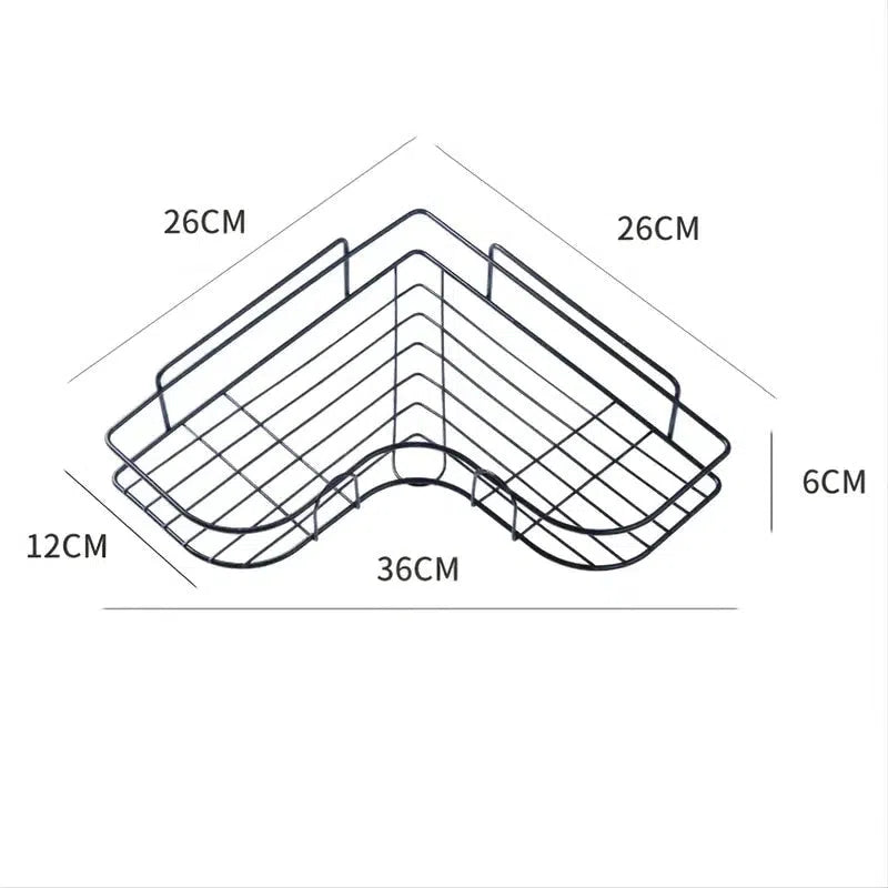 Prateleira de Canto para Banheiro-Kasamô