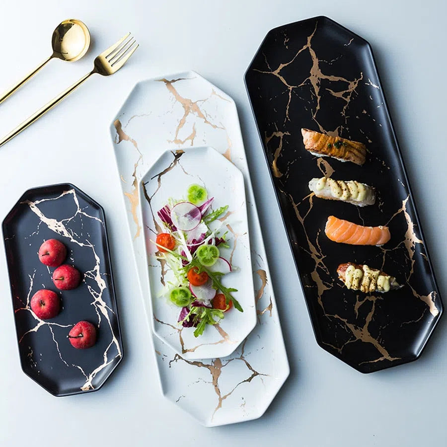 Prato/Bandeja em Cerâmica-Kasamô