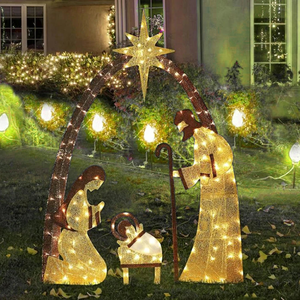 Presépio Natalino Leds Iluminado Kasamô - Magia do Natal