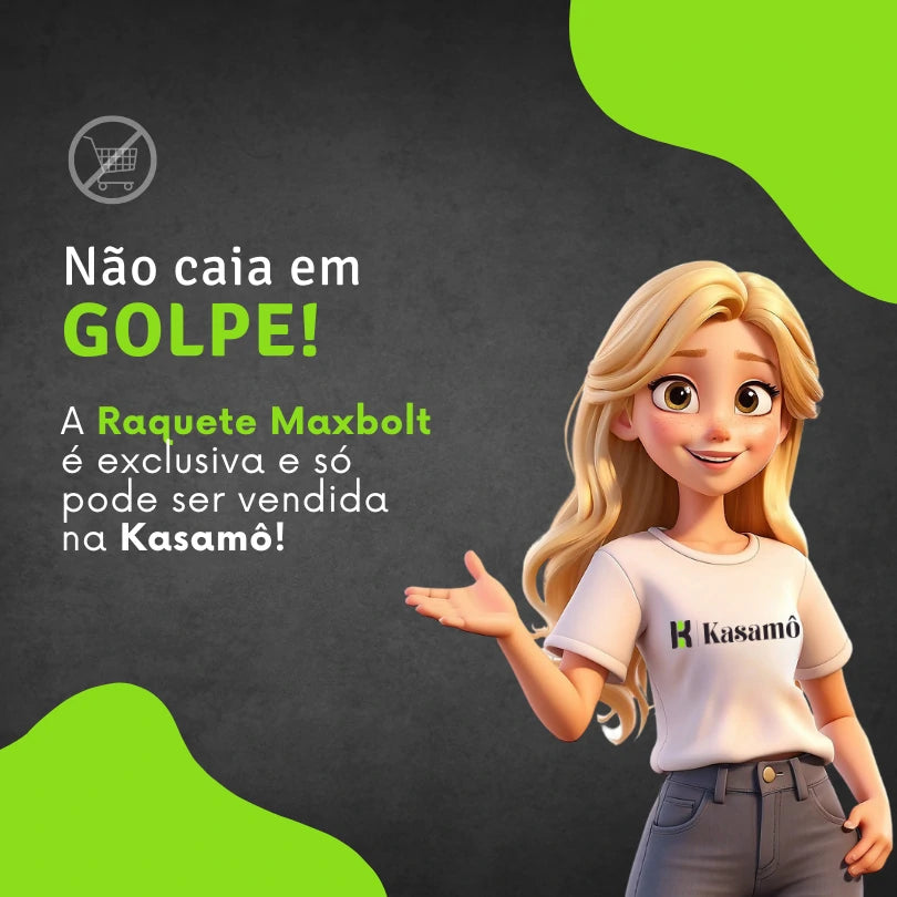 Raquete Mata-Mosquito MaxBolt™ - Com Ions de Atração-Kasamô