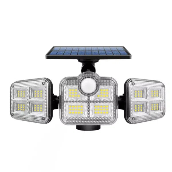 Refletor Led Solar Com 3 Cabeças 800W - EcoLight-Kasamô