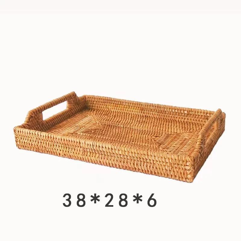 Bandeja Artesanal em Rattan Natura - Kasamô