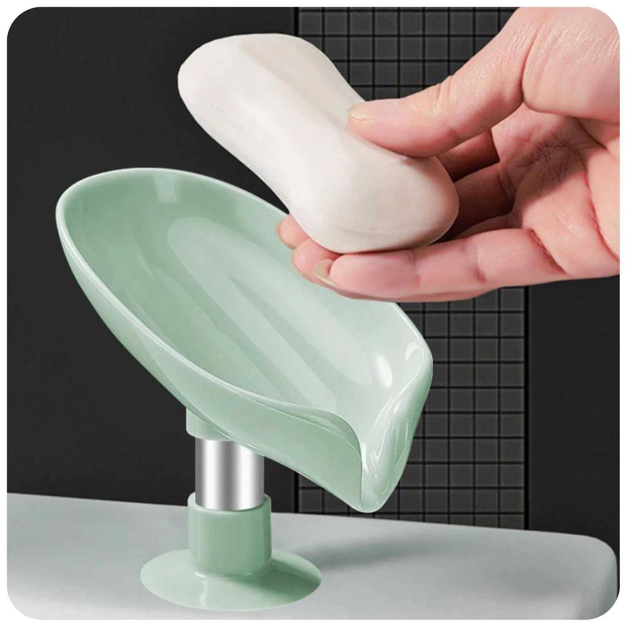 Saboneteira - Home Clean - Drenável e com Auto Fixação-Kasamô