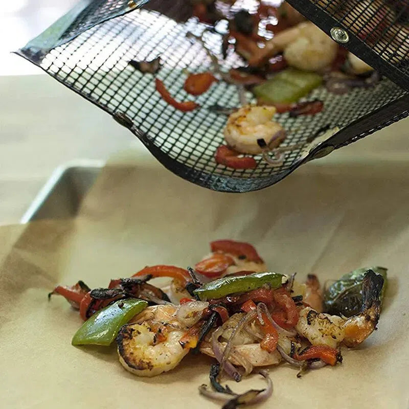 Saco de Malha Antiaderente para Churrasqueira-Kasamô