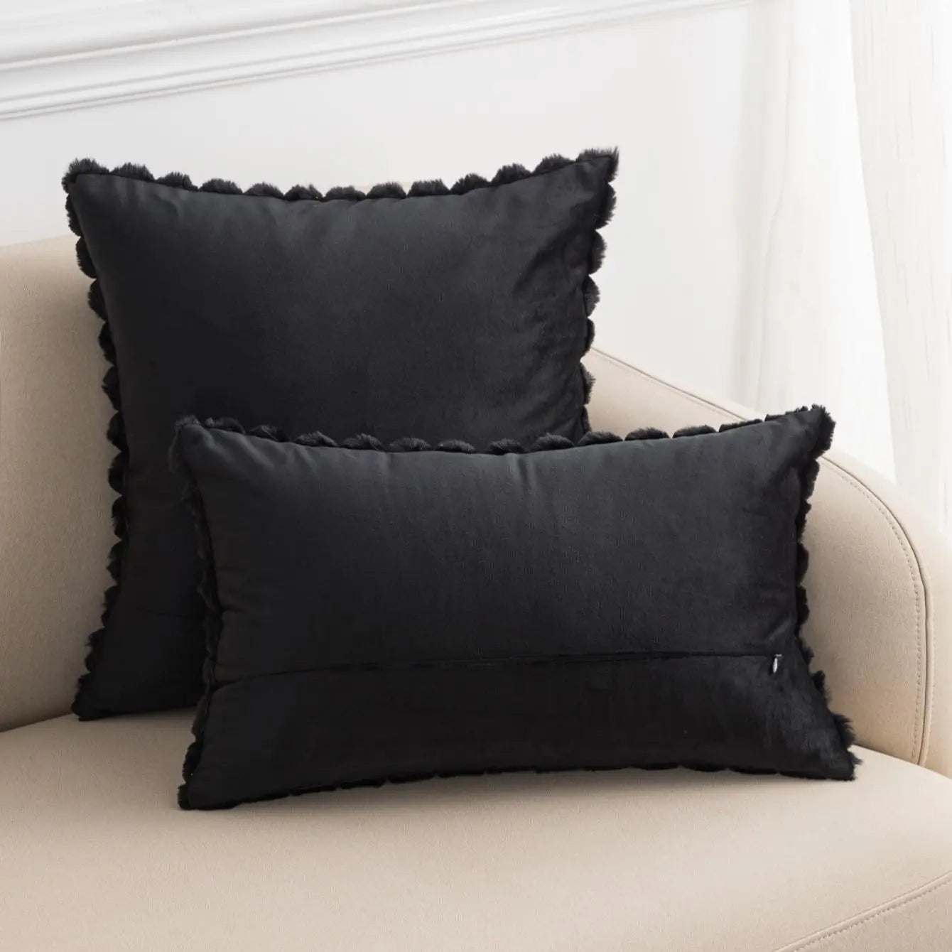 Capa de almofada de Pelúcia série Quadrada