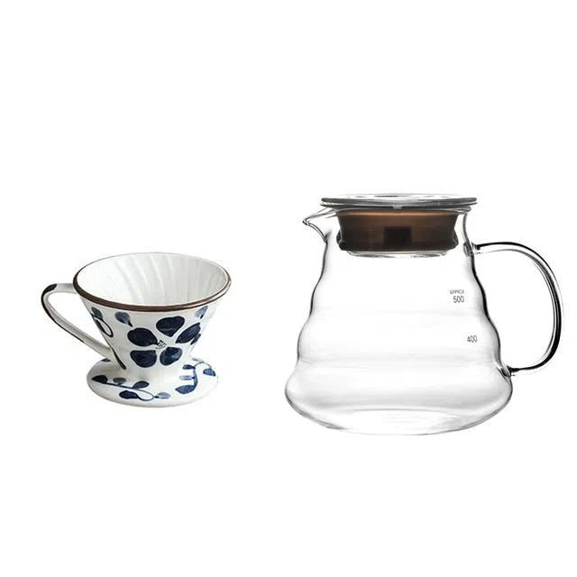 Suporte de Filtro V60 em Cerâmica Pintada à Mão-Kasamô