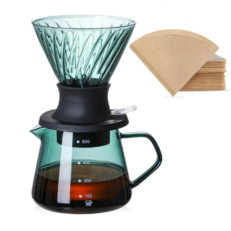 Suporte de Filtro com Sistema de Imersão e Botão de Gotejamento-Kasamô