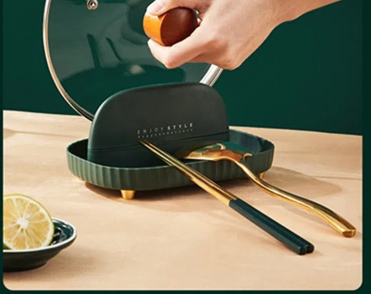 Suporte de Tampa e Descanso de Colher-Kasamô