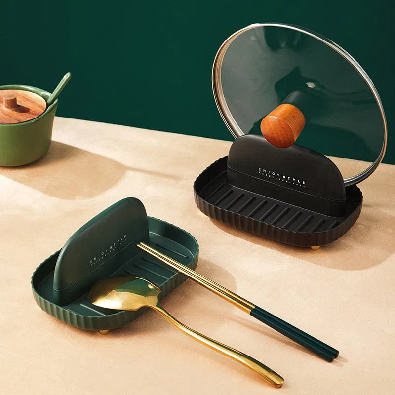 Suporte de Tampa e Descanso de Colher-Kasamô