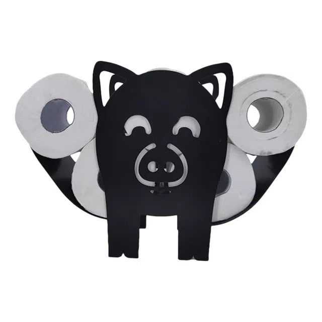 Suporte em Ferro de Animais para Papel Higiênico-Kasamô