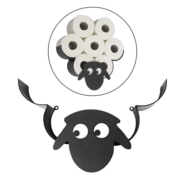 Suporte em Ferro de Animais para Papel Higiênico-Kasamô