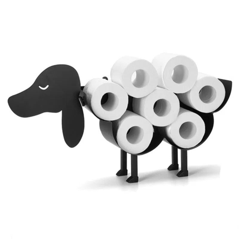 Suporte em Ferro de Animais para Papel Higiênico-Kasamô