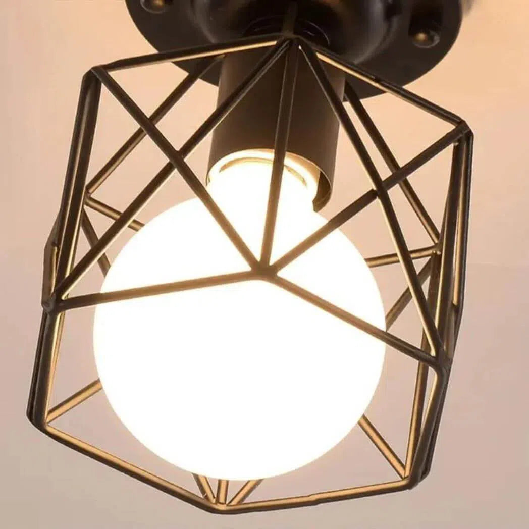 Suporte para Lâmpada em Ferro Forjado - Kasadecor-Kasamô