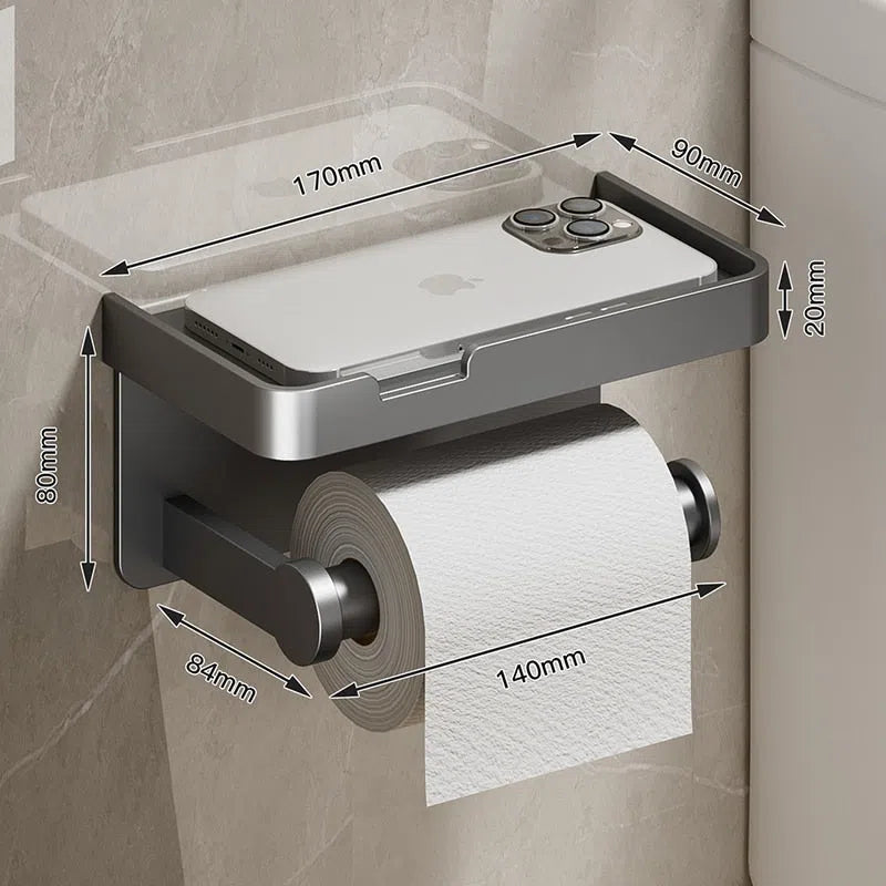 Suporte para Papel Higiênico em Inox-Kasamô