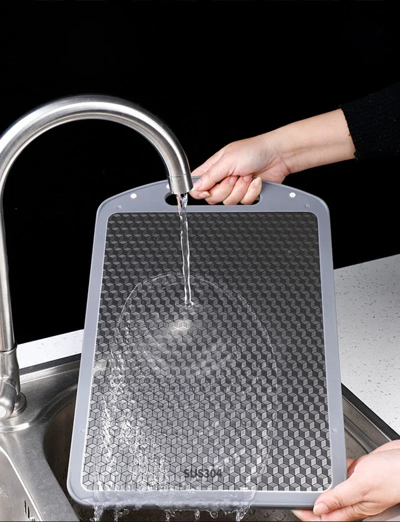 Tábua de Corte Dupla Face Inox 304-Kasamô