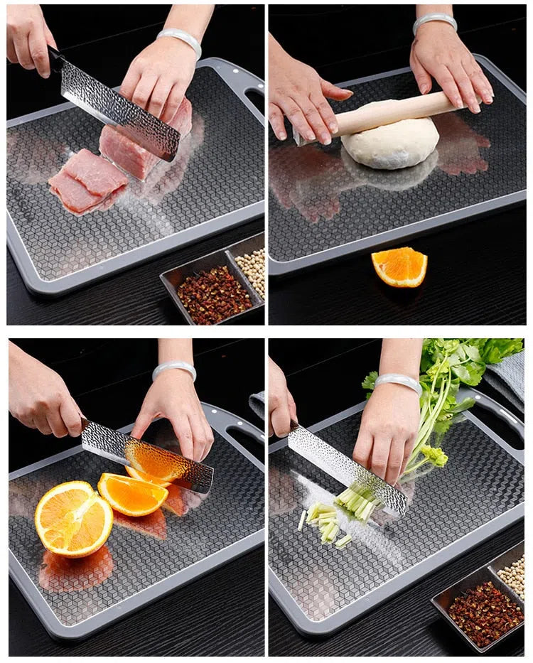 Tábua de Corte Dupla Face Inox 304-Kasamô