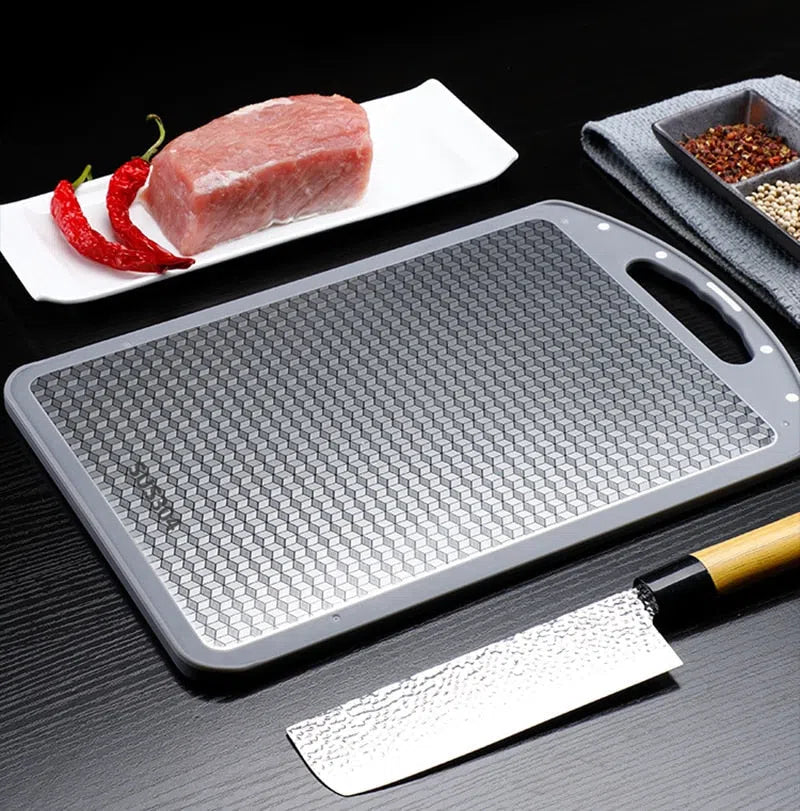 Tábua de Corte Dupla Face Inox 304-Kasamô