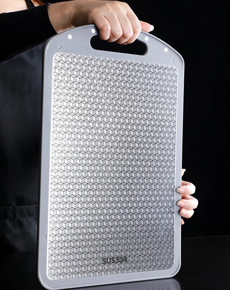 Tábua de Corte Dupla Face Inox 304-Kasamô