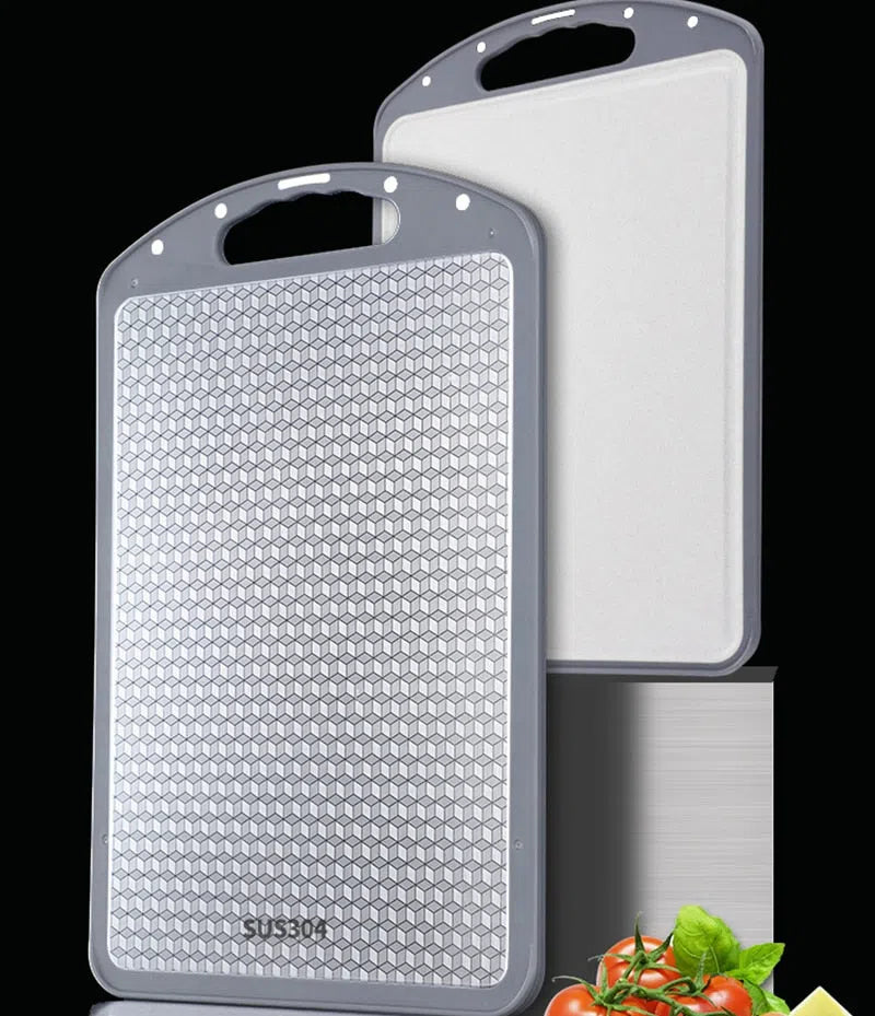 Tábua de Corte Dupla Face Inox 304-Kasamô