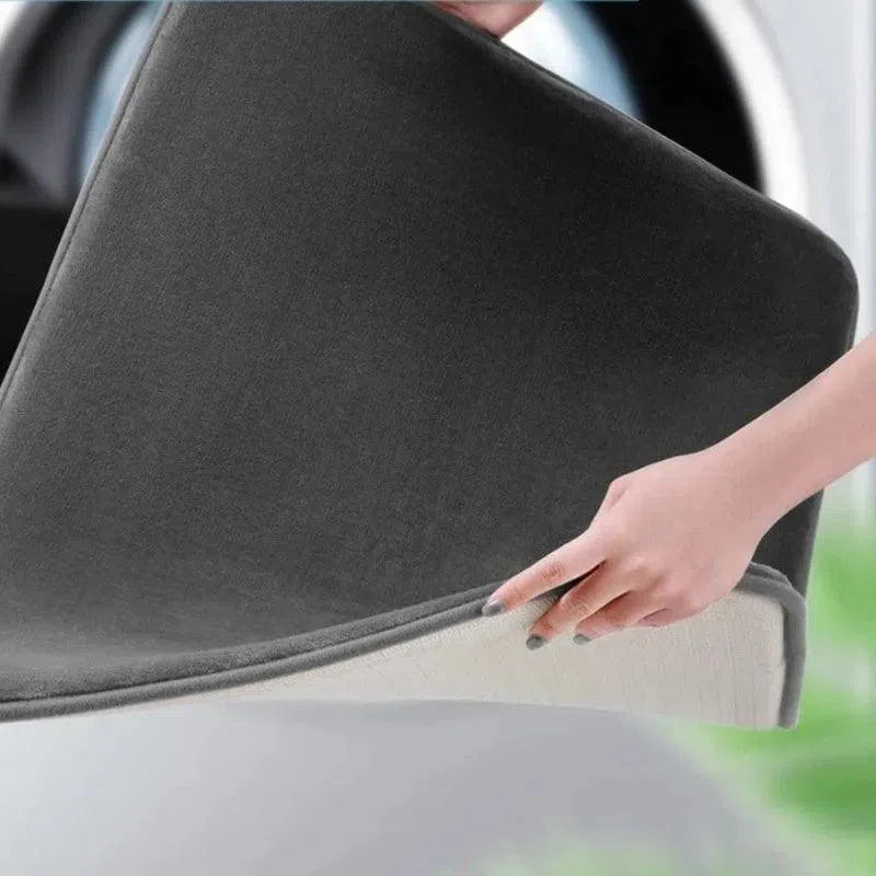 Tapete Antiderrapante de Veludo Coral Super Absorvente Kasamô-Kasamô