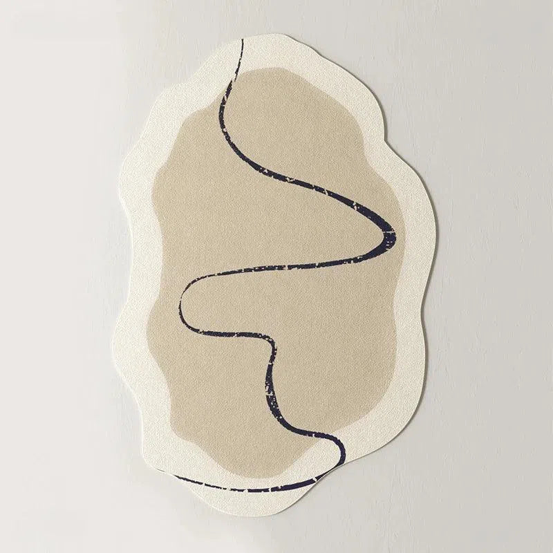 Tapete Irregular para Sala e Quarto Antiderrapante Kasamô-Kasamô