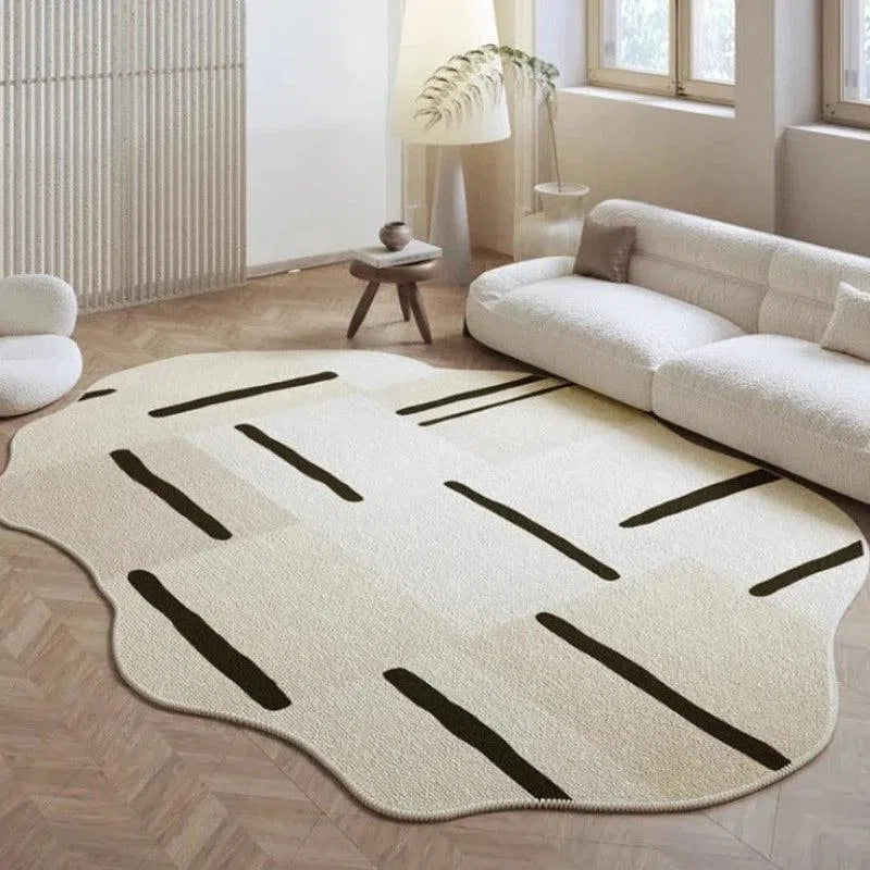 Tapete Irregular para Sala e Quarto Antiderrapante Kasamô-Kasamô